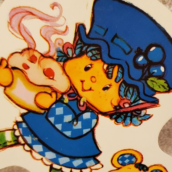 New! Vintage Blueberry Muffin Sticker - RARE - Picture 8 of 9